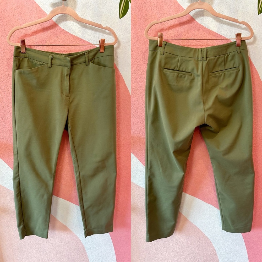 Philosophy Chino Tapered Green Pants 6